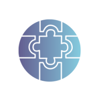 Icon Bündelung mehrerer Projekte auf einer Plattform